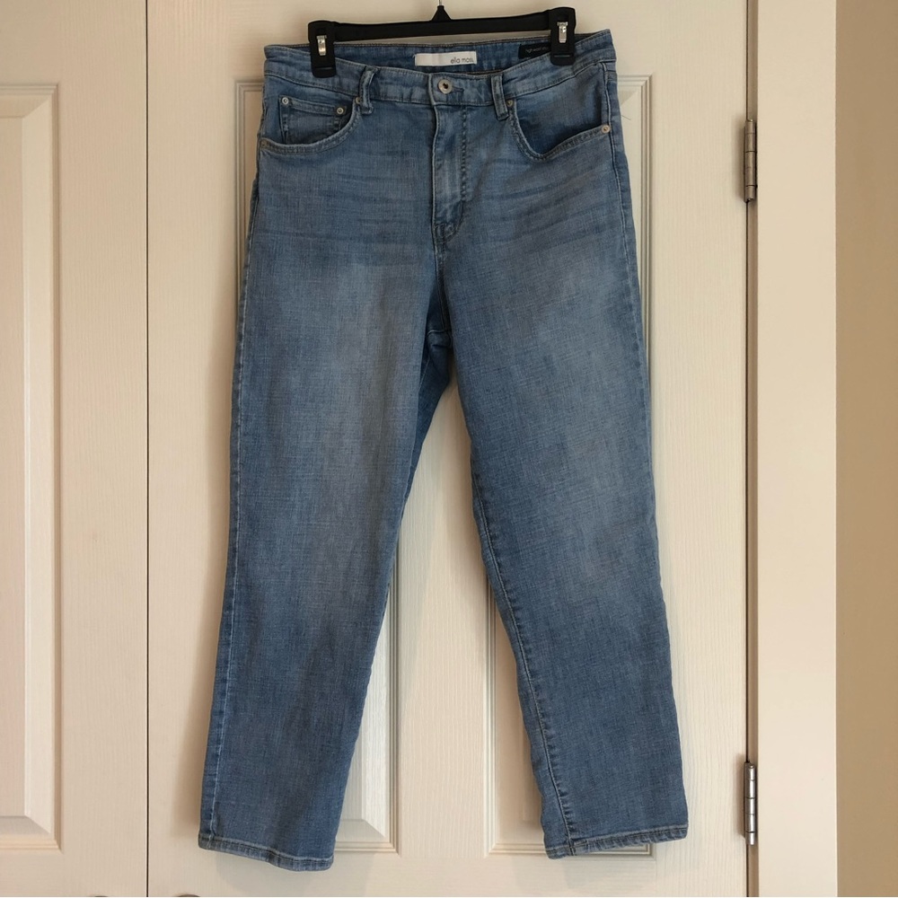 Ella Moss High Waist Straight Jeans